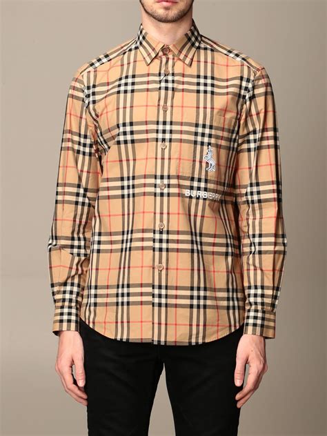 burberry shirt xxl|burberry sale shirt men.